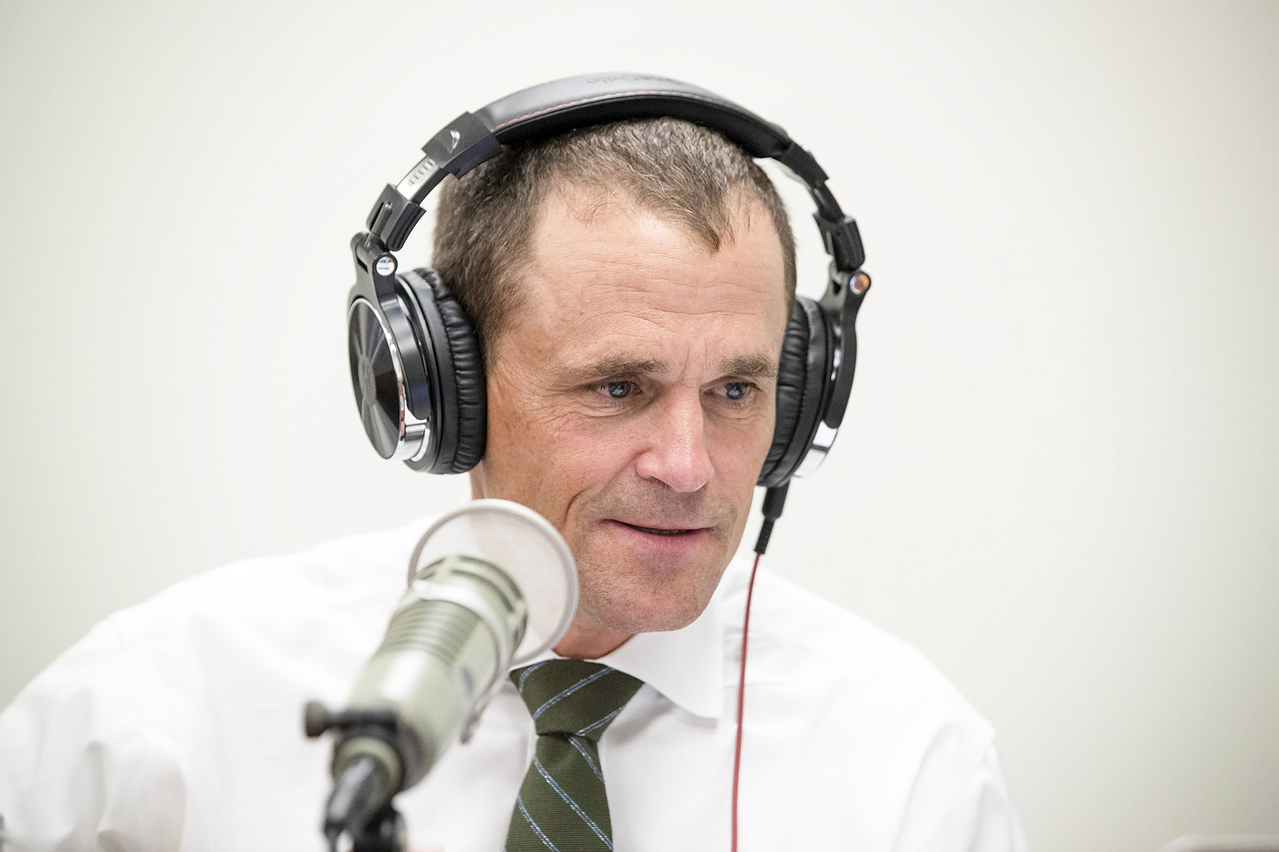 President Ryan records his Inside UVA podcast