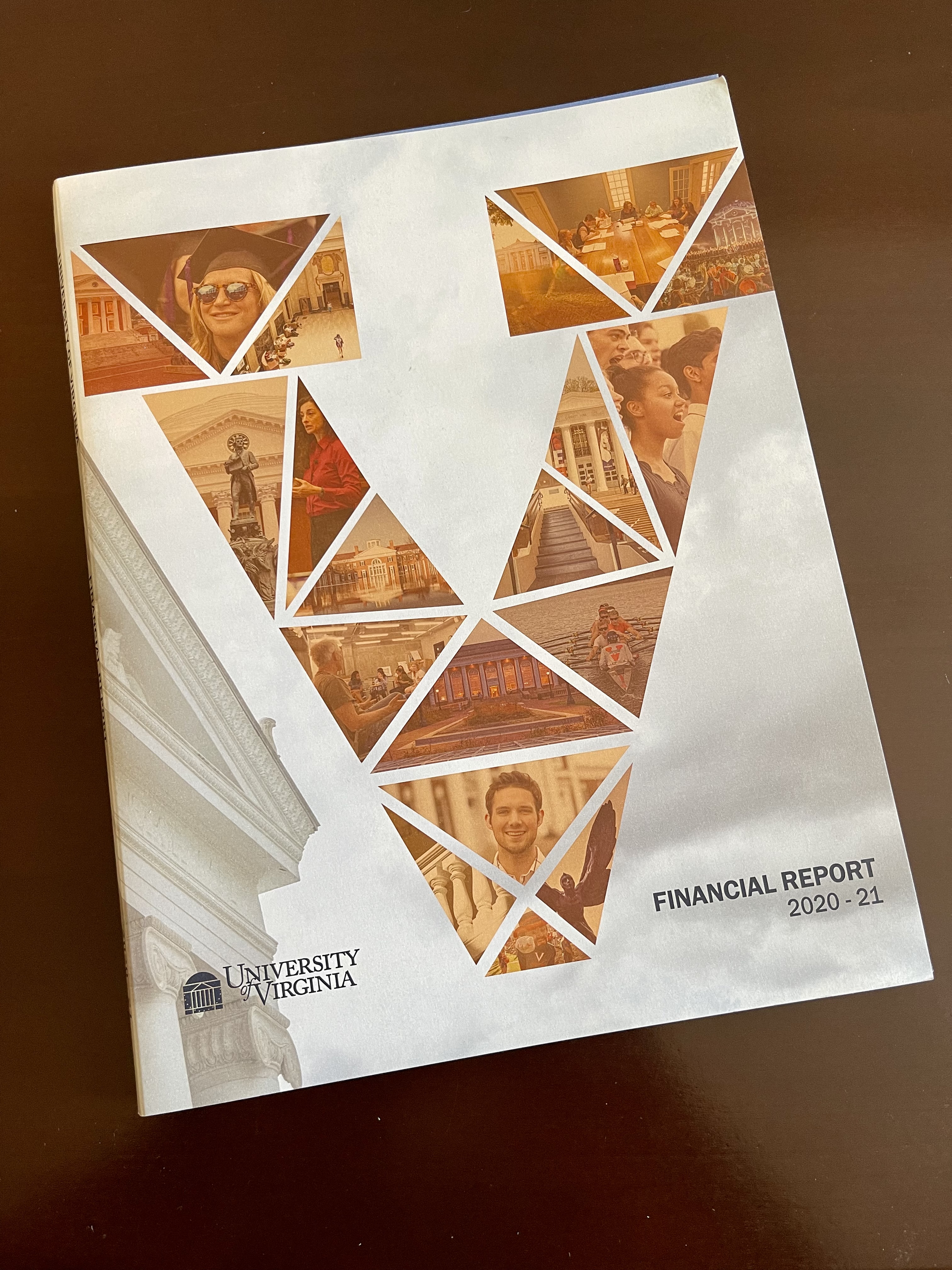 Annual financial report cover