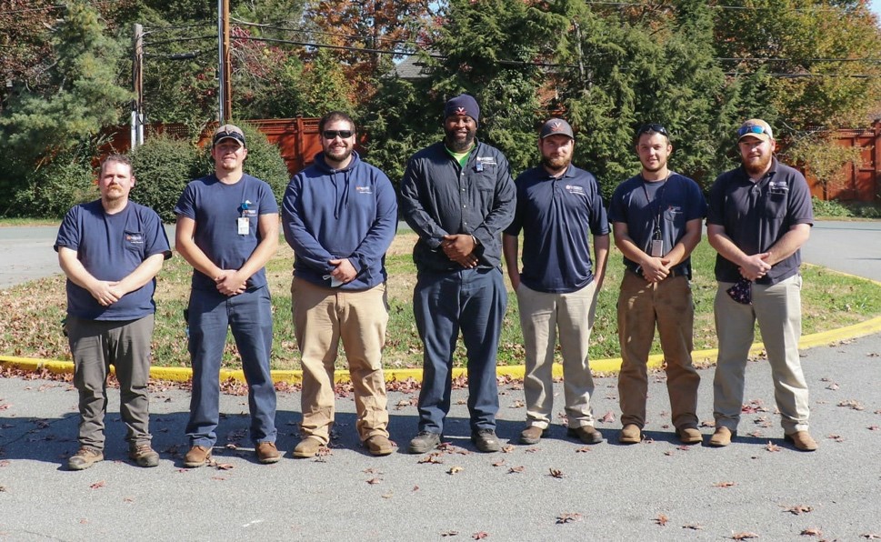 seven of the nine UVA Apprentice Program graduates in November 2021