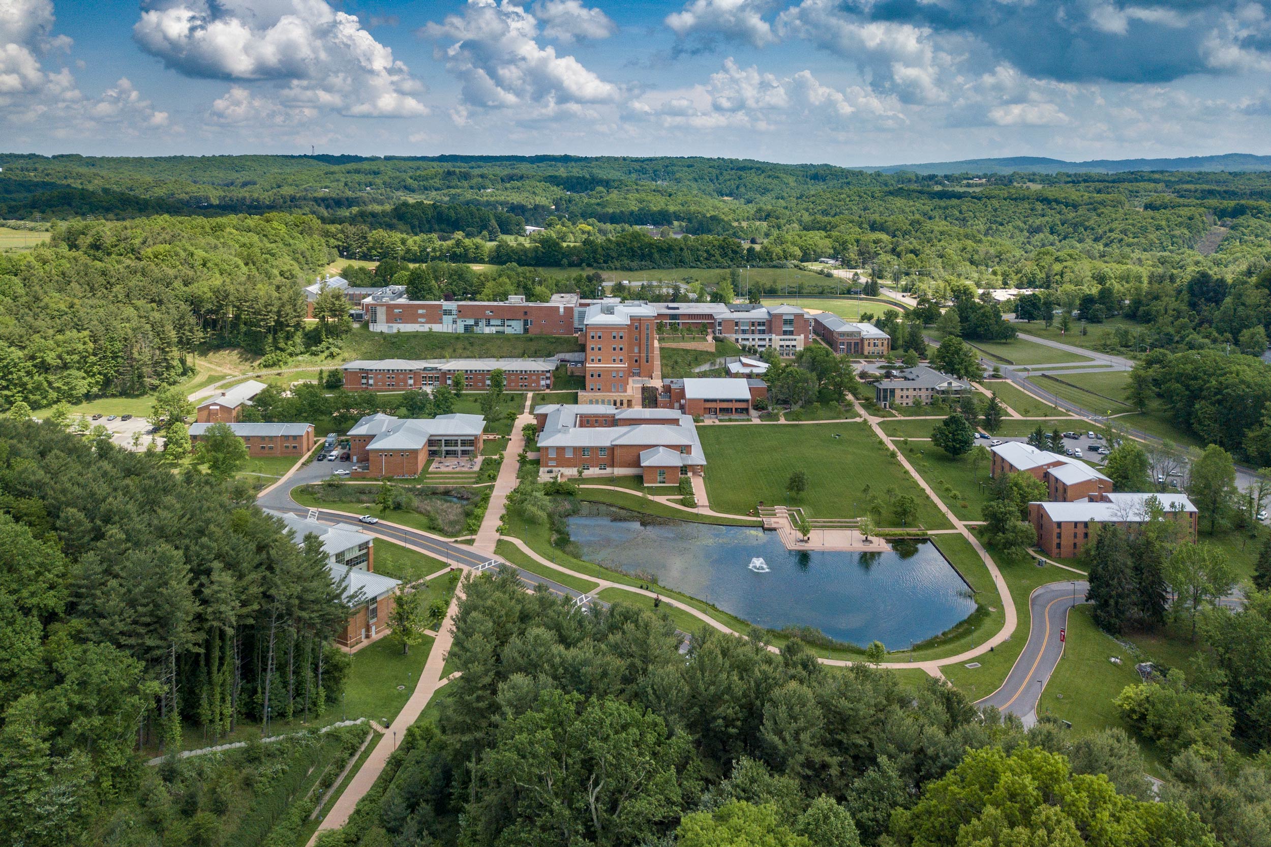 Aerial of UVA Wise