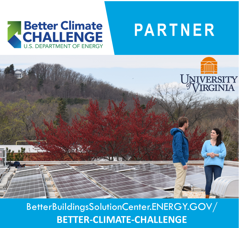UVA is a U.S. Department of Energy Better Climate Challenge Partner